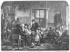 England: Village School. /Na Village Elementary School In England. Wood Engraving, C1860. Poster Print by Granger Collection - Item # VARGRC0092760