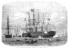 Atlantic Cable, 1869. /N'The Great Eastern Steam-Ship Leaving Sheerness With The French Atlantic Cable.' Wood Engraving From An English Newspaper Of 1869. Poster Print by Granger Collection - Item # VARGRC0038651