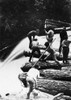 Lumbering: Log Jam, C1865. /Nlumberjacks Breaking A Log Jam On A River. Photograph By Benjamin Franklin Upton, C1865. Poster Print by Granger Collection - Item # VARGRC0259189