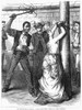 Whipping Post, 1878. /Na White Woman Being Flogged By An African American Constable For Stealing A Pair Of Shoes In Virginia. American Newspaper Engraving, 1878. Poster Print by Granger Collection - Item # VARGRC0093012