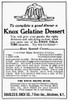 Knox Gelatin Ad, 1913. /Namerican Advertisement For Knox Gelatin Desserts, 1913. Poster Print by Granger Collection - Item # VARGRC0133667