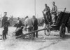 Wwi: Prisoners Of War, 1915. /Nfrench Prisoners Receiving Cabbages At The Prisoner Of War Camp In W�nsdorf, Zossen, Germany. Photograph, January 1915. Poster Print by Granger Collection - Item # VARGRC0353569