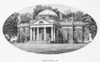 Thomas Jefferson (1743-1826). /Nthird President Of The United States. Monticello, The Home Of Thomas Jefferson Near Charlottesville, Virginia. Steel Engraving, American, 19Th Century. Poster Print by Granger Collection - Item # VARGRC0030413