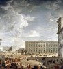 Piazza Del Quirinale. /Ng.P. Pannini. Oil On Canvas, 1733. Poster Print by Granger Collection - Item # VARGRC0022325