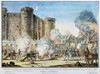 French Revolution: Bastille. /Nseizure Of The Bastille In Paris, 14 July 1789. Contemporary French Print. Poster Print by Granger Collection - Item # VARGRC0011070