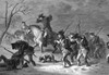 March To Valley Forge, 1777. /Nthe Continental Army Marching To Valley Forge To Take Up Winter Quarters In 1777. Tinted Wood Engraving, 19Th Century. Poster Print by Granger Collection - Item # VARGRC0012213