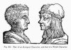 Physiognomy, 1531. /Nhair Of An Arrogant Character, And That Of A Weak Character. Woodcut, 1531, From Johannes Indagine'S 'Chiromantia.' Poster Print by Granger Collection - Item # VARGRC0097064