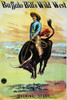 W.F.Cody Poster, C1885. /Nbucking Steer. Buffalo Bill Wild West Show Lithograph Poster, C1885. Poster Print by Granger Collection - Item # VARGRC0010797