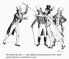 Pride & Prejudice, 1894. /Na Gentleman Meeting His Friends In London. Illustration By Hugh Thomson For An 1894 Edition Of Jane Austen'S Novel, 'Pride And Prejudice,' First Published In 1813. Poster Print by Granger Collection - Item # VARGRC0043105