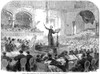 Franz Liszt (1811-1886). /Nhungarian Pianist And Composer. Conducting His St. Elizabeth Oratorio At Budapest, Hungary. Wood Engraving From An English Newspaper Of 1865. Poster Print by Granger Collection - Item # VARGRC0053510