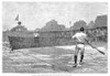 New York: Tennis, 1881. /N'A Game Of Lawn Tennis, Staten Island Club Grounds.' Engraving, American, 1881. Poster Print by Granger Collection - Item # VARGRC0266953