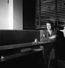 Restaurant, 1943. /Na Woman Sitting Alone In The Sea Grill Bar And Restaurant In Washington D.C. Photograph By Esther Bubley, 1943. Poster Print by Granger Collection - Item # VARGRC0267018