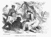 Picnic, 19Th Century. /Nwood Engraving, Mid-19Th Century. Poster Print by Granger Collection - Item # VARGRC0048680