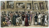 London: Royal Academy. /N'A Shilling Well Laid Out - Tom And Jerry At The Exhibition Of Pictures At The Royal Academy.' Etching By George Cruikshank For Pierce Egan'S 'Life In London,' 1821. Poster Print by Granger Collection - Item # VARGRC0163032