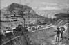 Panama: Culebra Cut, 1910. /Nexcavating The Gaillard (Culebra) Cut For The Panama Canal, C1910. Line Engraving, American. Poster Print by Granger Collection - Item # VARGRC0033684