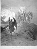 Milton: Paradise Lost. /Nthe Archangel Michael, Expelling Lucifer From Heaven (Book I Of John Milton'S 'Paradise Lost.' Wood Engraving After Gustave Dor_. Poster Print by Granger Collection - Item # VARGRC0005727