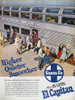 Railroad Ad, 1957. /Nsanta Fe Railroad Advertisement From An American Magazine, 1957. Poster Print by Granger Collection - Item # VARGRC0011191