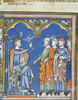 Wise Men. /Npharoah In Vain Consults The Wise Men Of Egypt (Genesis 41:8). French Manuscript Illumination, C1250. Poster Print by Granger Collection - Item # VARGRC0047405