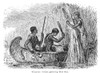 Native Americans: Gathering Rice. /Nwisconsin Native Americans Gathering Wild Rice. Wood Engraving, 19Th Century. Poster Print by Granger Collection - Item # VARGRC0035924