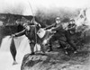 Silent Film Still: Sports. /Nthree Fishermen In A Scene From A Silent Film, Early 20Th Century. Poster Print by Granger Collection - Item # VARGRC0003806