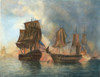 Bonhomme Richard, 1779. /Nthe Engagement Between Uss Bonhomme Richard And Hms Serapis Off Flamborough Head, 23 September 1779. After A Painting, 1789, By William Elliott. Poster Print by Granger Collection - Item # VARGRC0008033