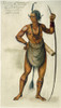 Algonquian, 1585. /Na Carolina Algonquian Native American In Body Paint. Watercolor, C1585, By John White. Poster Print by Granger Collection - Item # VARGRC0011534