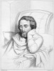 Heinrich Heine (1797-1856). /Ngerman Poet And Critic. Heine On His Sick-Bed. Steel Engraving After A Drawing, 1852, By Charles Gabriel Gleyre. Poster Print by Granger Collection - Item # VARGRC0068698