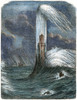 Eddystone Lighthouse. /Nthe Lighthouse At Eddystone, England, Rebuilt By John Smeaton In 1759. Line Engraving, French, 19Th Century. Poster Print by Granger Collection - Item # VARGRC0054671