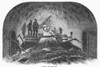 London: Fleet Street Sewer. /Nrepair Of The Fleet Street Sewer In 1854. Contemporary Wood Engraving. Poster Print by Granger Collection - Item # VARGRC0090958