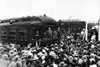 William Howard Taft /N(1857-1930). 27Th President Of The United States. Taft On The Back Of A Railroad Car, Speaking To A Crowd. Photograph, C1909. Poster Print by Granger Collection - Item # VARGRC0128402