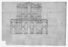 El Escorial: Basilica. /Nplan Of The Facade Of The Basilica At El Escorial Palace And Monastery In Spain. Drawing By Architect By Jose De Herrera, C1570. Poster Print by Granger Collection - Item # VARGRC0132769