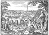 Siege Of Augsburg, 1552. /Nthe Forces Of Duke Moritz Of Saxony Besieging Augsburg, Germany, In 1552. Line Engraving, German, 1619. Poster Print by Granger Collection - Item # VARGRC0079065