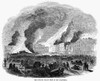 San Francisco: Fire, 1850. /Nthe Fourth Fire In 9 Months, 17 September 1850, In San Francisco, California. Wood Engraving From A Contemporary English Newspaper. Poster Print by Granger Collection - Item # VARGRC0092218