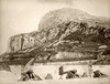 Rock Of Gibraltar. /Nview Of The Rock Of Gibraltar, Late 19Th Century, With Casemates In Foreground. Poster Print by Granger Collection - Item # VARGRC0094010