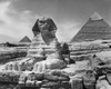 Egypt: Great Sphinx. /Nthe Great Sphinx, With The Dream Stele Of King Thutmosis Iv Between Its Paws, And The Pyramids At Giza. Photograph, Mid-20Th Century. Poster Print by Granger Collection - Item # VARGRC0116140