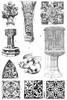 Gothic Ornament. /Ngothic Decorative Architectural Elements. Engraving. Poster Print by Granger Collection - Item # VARGRC0075138