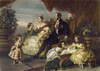 Queen Victoria & Family. /Nqueen Victoria (1819-1901) And Her Family: Mezzotint By John Sartain After The Painting, 1848, By Franz Xaver Winterhalter. Poster Print by Granger Collection - Item # VARGRC0041526
