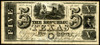 Texas Banknote, 1840. /Nnote For Five Dollars Issued By The Treasury Department Of The Republic Of Texas, 1840. Poster Print by Granger Collection - Item # VARGRC0072280