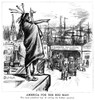 Nast: Native Americans, 1879. /N'America For The Red Man. The Most Practical Way Of Solving The Indian Question.' Cartoon By Thomas Nast, 1879. Poster Print by Granger Collection - Item # VARGRC0370154