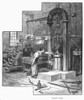 Brooklyn Bridge: Steel. /Ntesting The Steel Used In The Construction Of The Brooklyn Bridge. Wood Engraving, C1880. Poster Print by Granger Collection - Item # VARGRC0091133