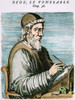 Saint Bede (C672-735). /Nenglish Scholar, Historian, And Theologian, Known As 'The Venerable Bede.' Line Engraving, French, 16Th Century. Poster Print by Granger Collection - Item # VARGRC0057050