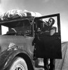 Unemployed Migrant, 1937. /Nmigrant Worker From Chickasaw, Oklahoma With His Stalled Automobile On A Desert Road In Southern California. Photograph By Dorothea Lange, March 1937. Poster Print by Granger Collection - Item # VARGRC0123094