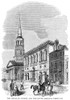 Charleston, 1857. /N'The Circular Church And The South Carolina Institute,' At Charleston, South Carolina. Wood Engraving, 1857. Poster Print by Granger Collection - Item # VARGRC0078163