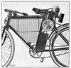 Motorcycle, 1895. /Ndesigned By Ridel. Line Engraving, 1895. Poster Print by Granger Collection - Item # VARGRC0099119
