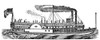 American Steamboat, C1830. /Nwood Engraving, American, C1830. Poster Print by Granger Collection - Item # VARGRC0037634