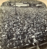 Roosevelt Speech, 1902. /Ncrowds Outside City Hall In Providence, Rhode Island, Listening To A Speech By U.S. President Theodore Roosevelt Attacking Trusts, 23 August 1902. Stereograph. Poster Print by Granger Collection - Item # VARGRC0130264