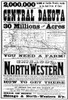 Railway Poster, 1870S. /Na Chicago And North-Western Railway Poster Of The 1870S Promoting Free Homestead Lands In The Dakota Territory. Poster Print by Granger Collection - Item # VARGRC0029123