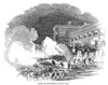 Texas Annexation, 1845. /Ncannons Firing During A Demonstration In Jersey City In Favor Of The Annexation Of Texas, 24 February 1845. Contemporary English Wood Engraving. Poster Print by Granger Collection - Item # VARGRC0268423