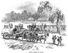 Australian Gold Rush, 1852. /Ntransportaing Gold At Ballarat, Australia. Wood Engraving From An English Newspaper Of 1852. Poster Print by Granger Collection - Item # VARGRC0043012