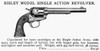 Revolver, 19Th Century. /Namerican Advertisement For The Bisley Model Single Action Revolver. Line Engraving, Late 19Th Century. Poster Print by Granger Collection - Item # VARGRC0002043